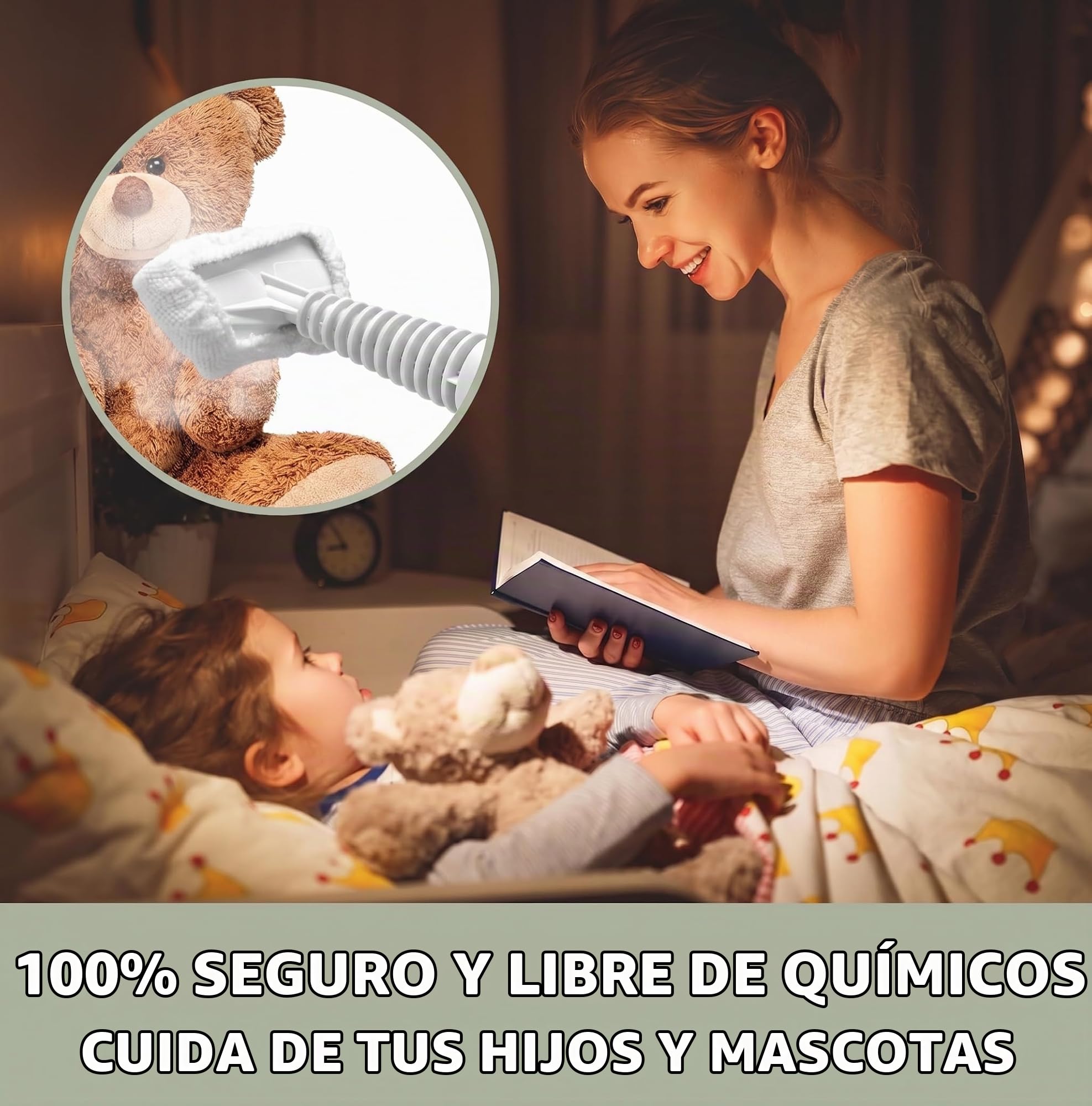 Vaporeta Limpieza Hogar Limpiador a Vapor Para Casa Steam Cleaner Maquina de Vapor Limpieza Maquina Vapor Limpieza Mopa Vapor 2000w, 5bar Para Campanas Extractoras, Cocinas, Juntas de Azulejos