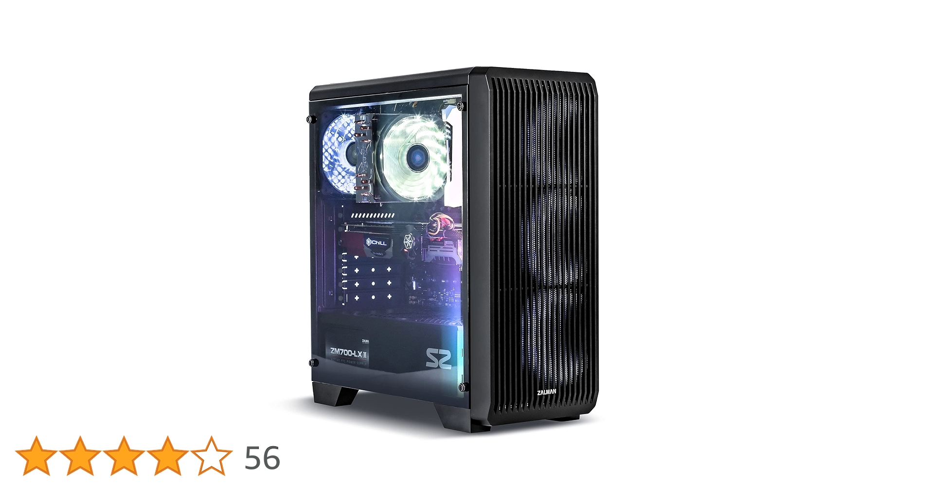 Amazon | ZALMAN S2 TG ミドルタワーPCケース 強化ガラス CS8143