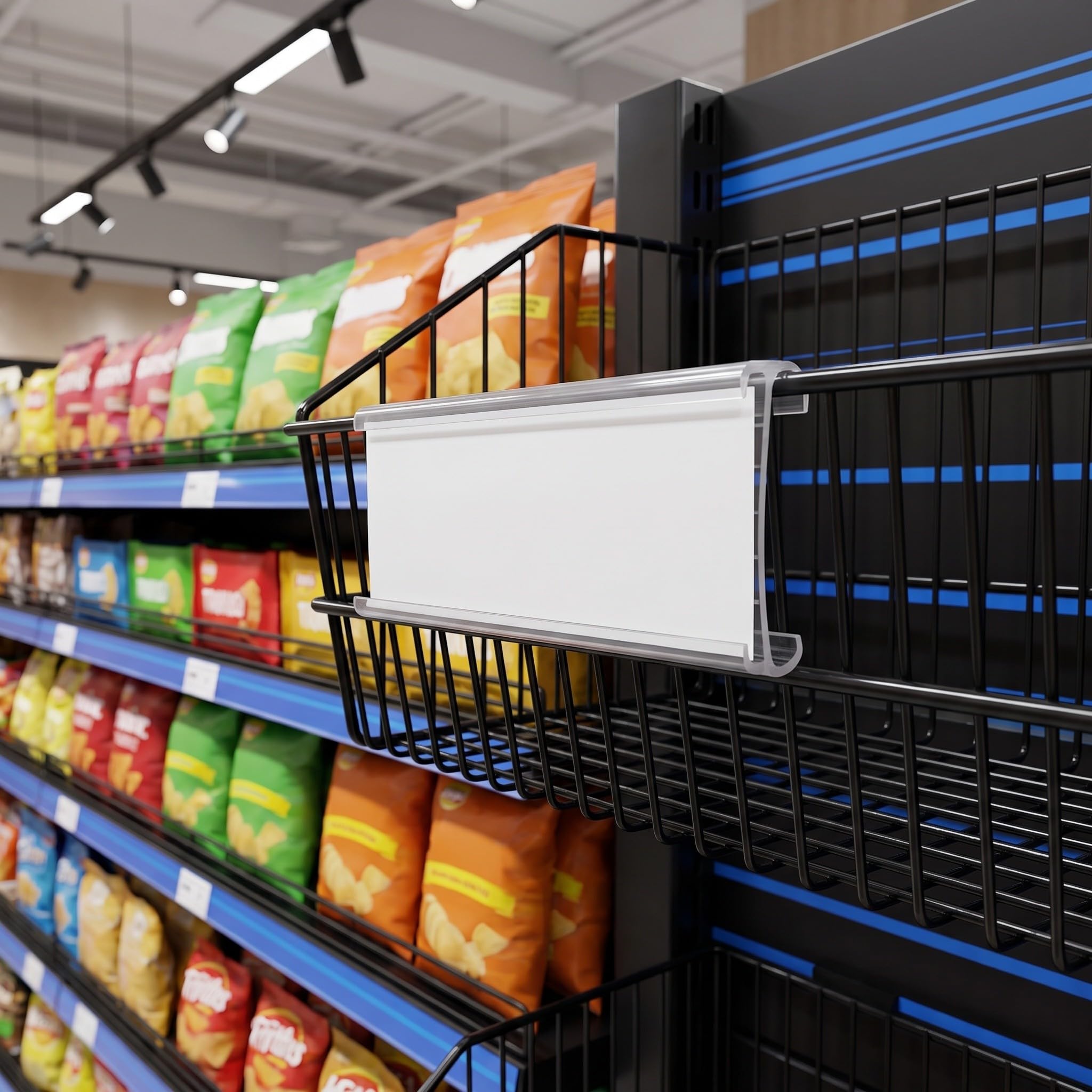 Veemoon Lot de 100 porte-étiquettes transparents en plastique pour