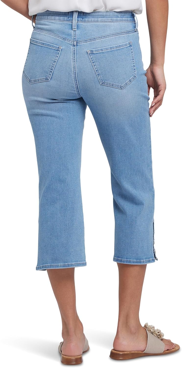 NYDJ Womens Joni Relaxed Capri Jeans in Salamanca Sun - Image 2