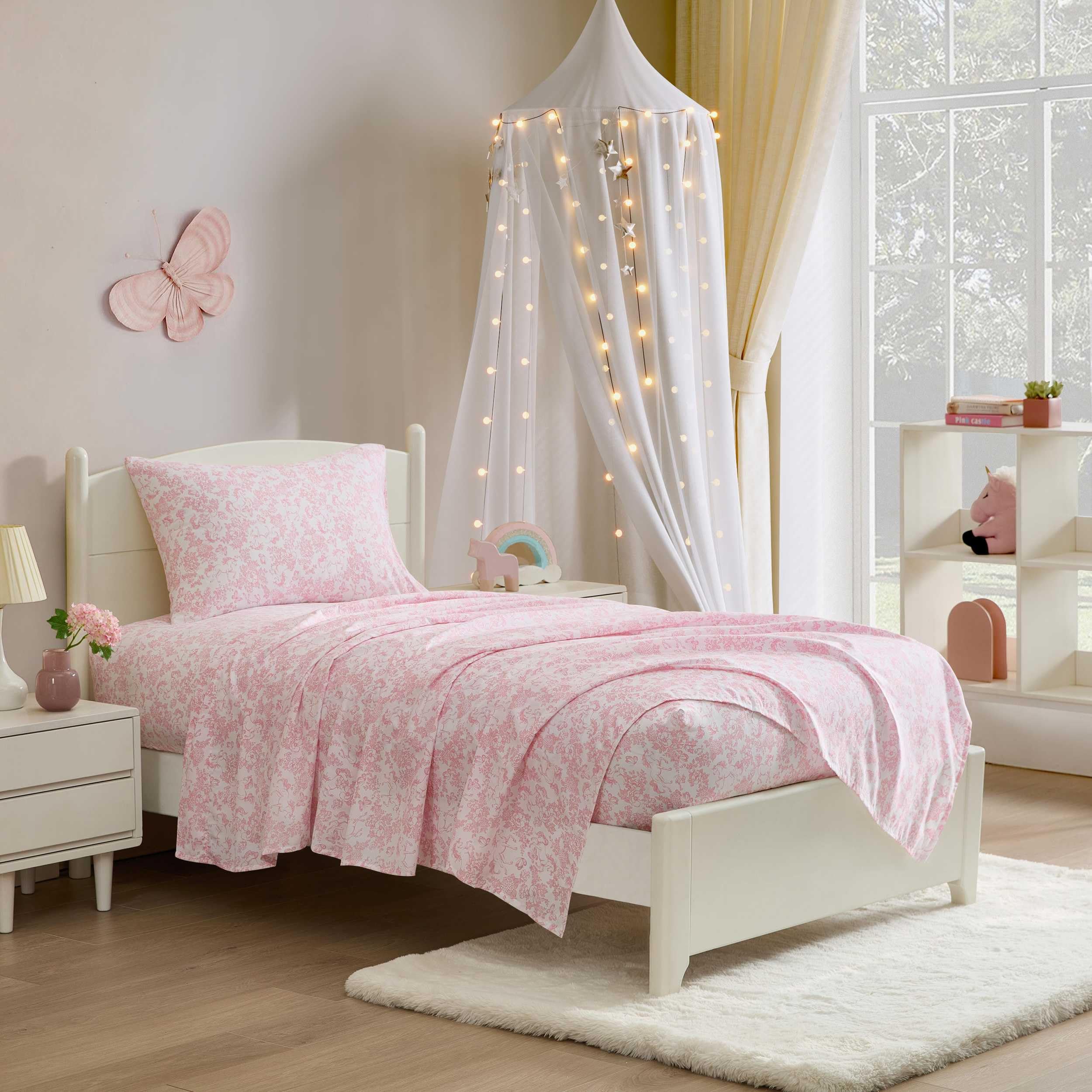 Laura Ashley Kids - Queen Sheet Set, Soft & Wrinkle-Resistant