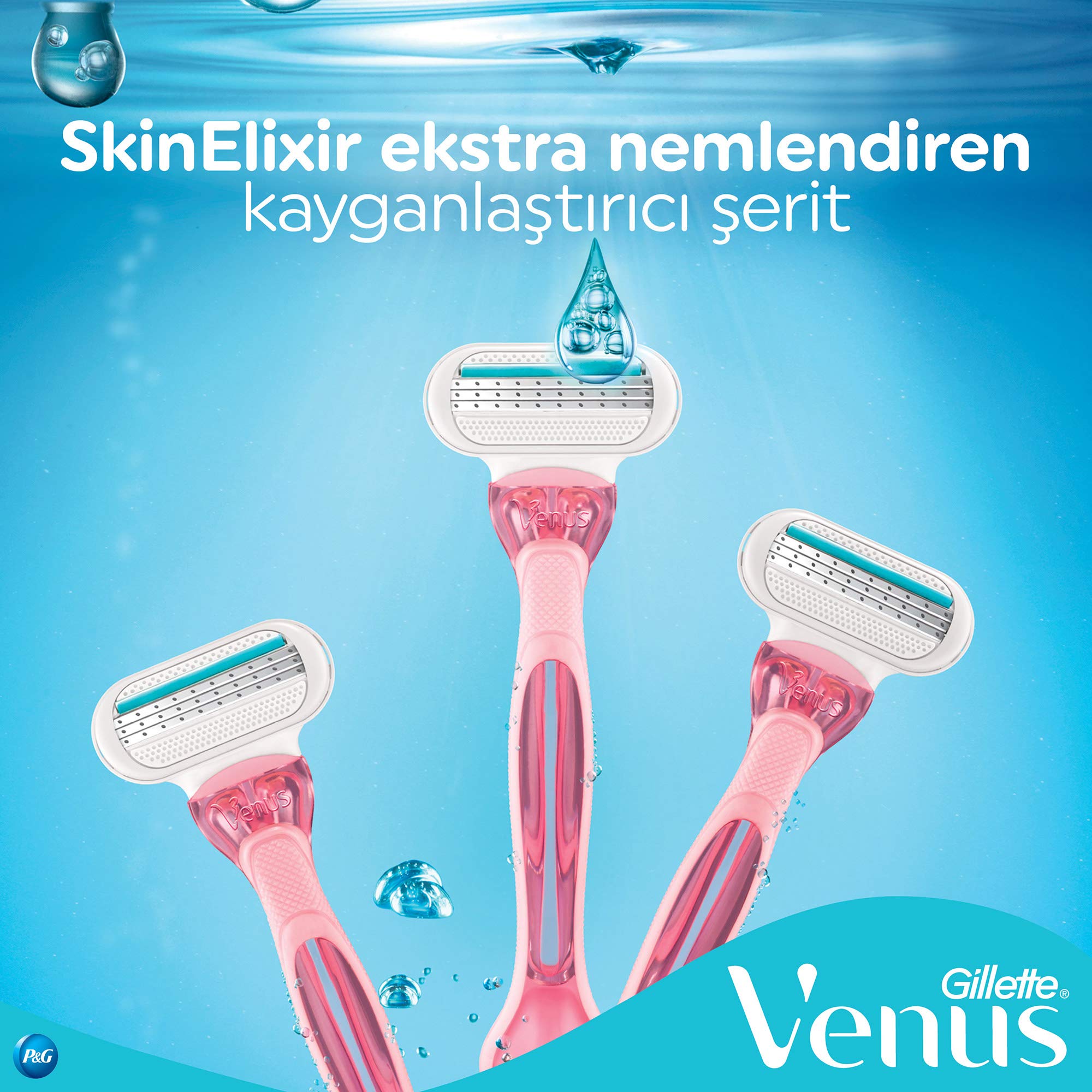Gillette Venus Sensitive Kullan At Kadın Tıraş Bıçağı 3’lü