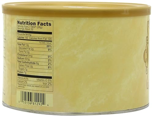 Miniatura 6 de The Peanut Shop of Williamsburg Cacahuetes Virginia ligeramente salados cocinados a mano, latas de 32 onzas (paquete de 2)