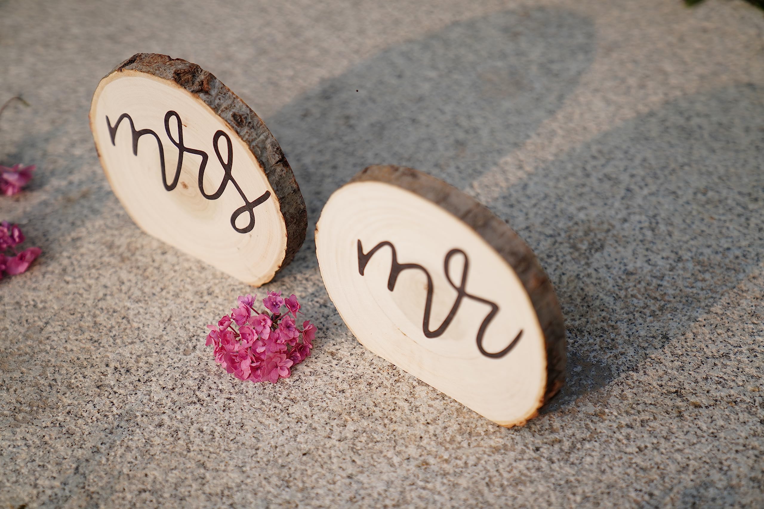 3 Pack Mr & Mrs Schild für Hochzeitstisch, Mr and Mrs Tischdekoration, Kopf Tisch Hochzeitsdekorationen, Mr and Mrs Schild für Hochzeitstisch, Braut und Bräutigam Tischdekorationen, Holz Mr & Mrs für