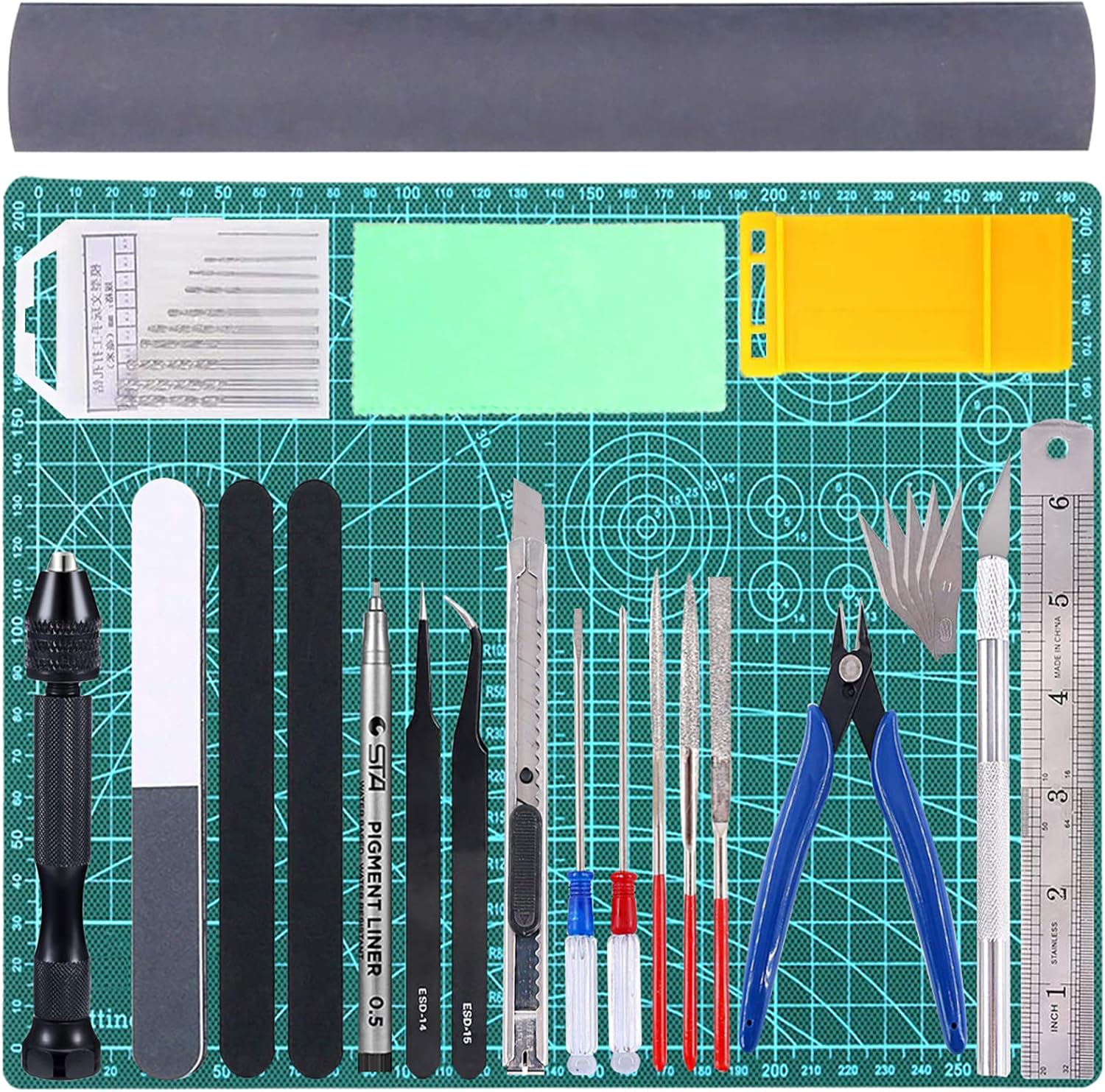 38Pcs Gundam Tools Kit Gunpla Tool Gundam Model Kit Tools Bandai Tool kit Car Model Tools Set for Hobby Model Building Making Assembling