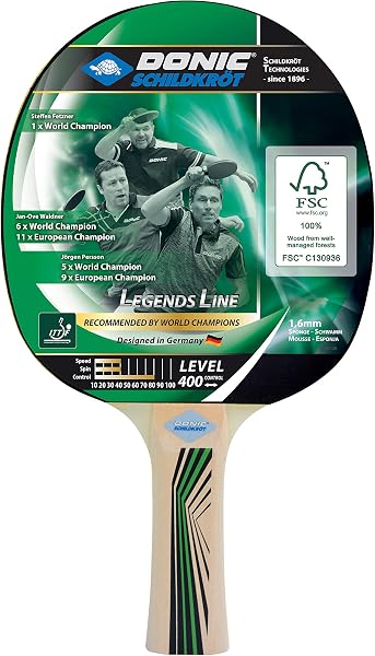 Donic-Schildkröt Raquette de Tennis de Table Legends - 1
