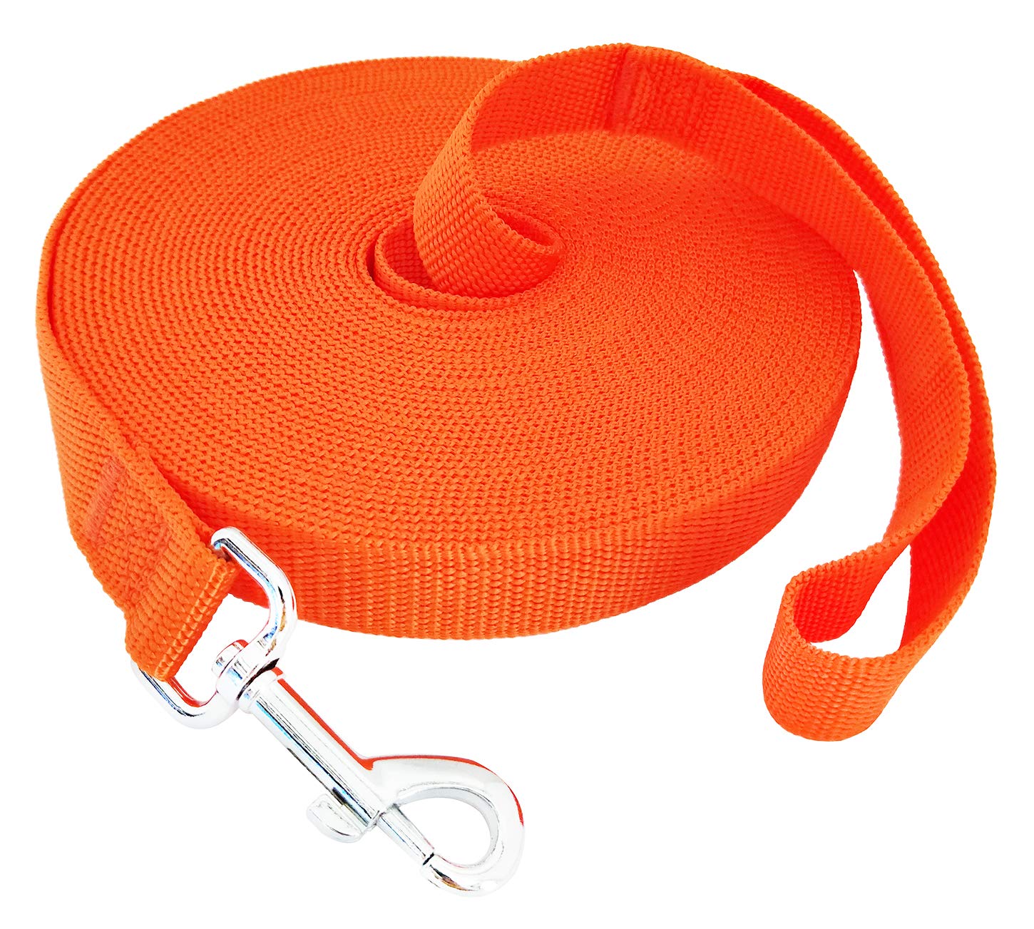 SALO Nylon Training Dog Leash for Small Medium Large Dogs, 3/4 Inch Wide, 20ft 30ft 40ft 50ft Long Leash Dog/Puppy Lead for Obedience Recall Training, Camping, or Backyard