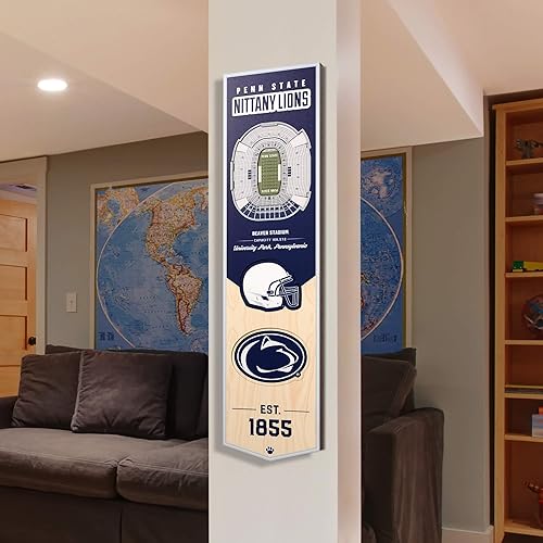 Miniatura 123 de YouTheFan NCAA 3D StadiumView 8x32 Banner