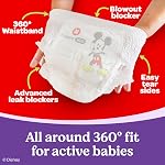 Huggies Size 5 Baby Diapers, Little Movers HuggFit 360° Baby Diapers with 360° Waistband, Size 5 (27+ lbs), 100 Count, Packaging May Vary
