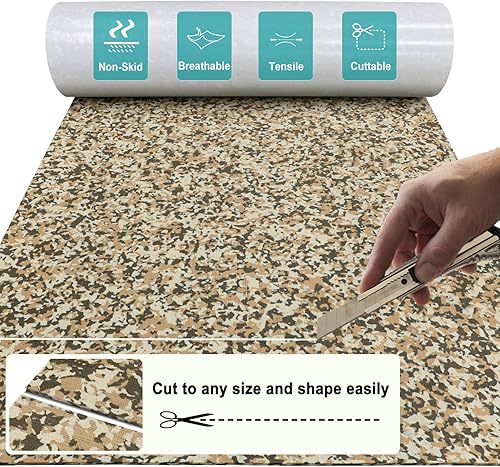 Miniatura 2 de Suelo de lancha de espuma EVA, lámina autoadhesiva para suelos marinos de camuflaje cepillado, alfombra marina para barcos, yate, kayak, cubierta,