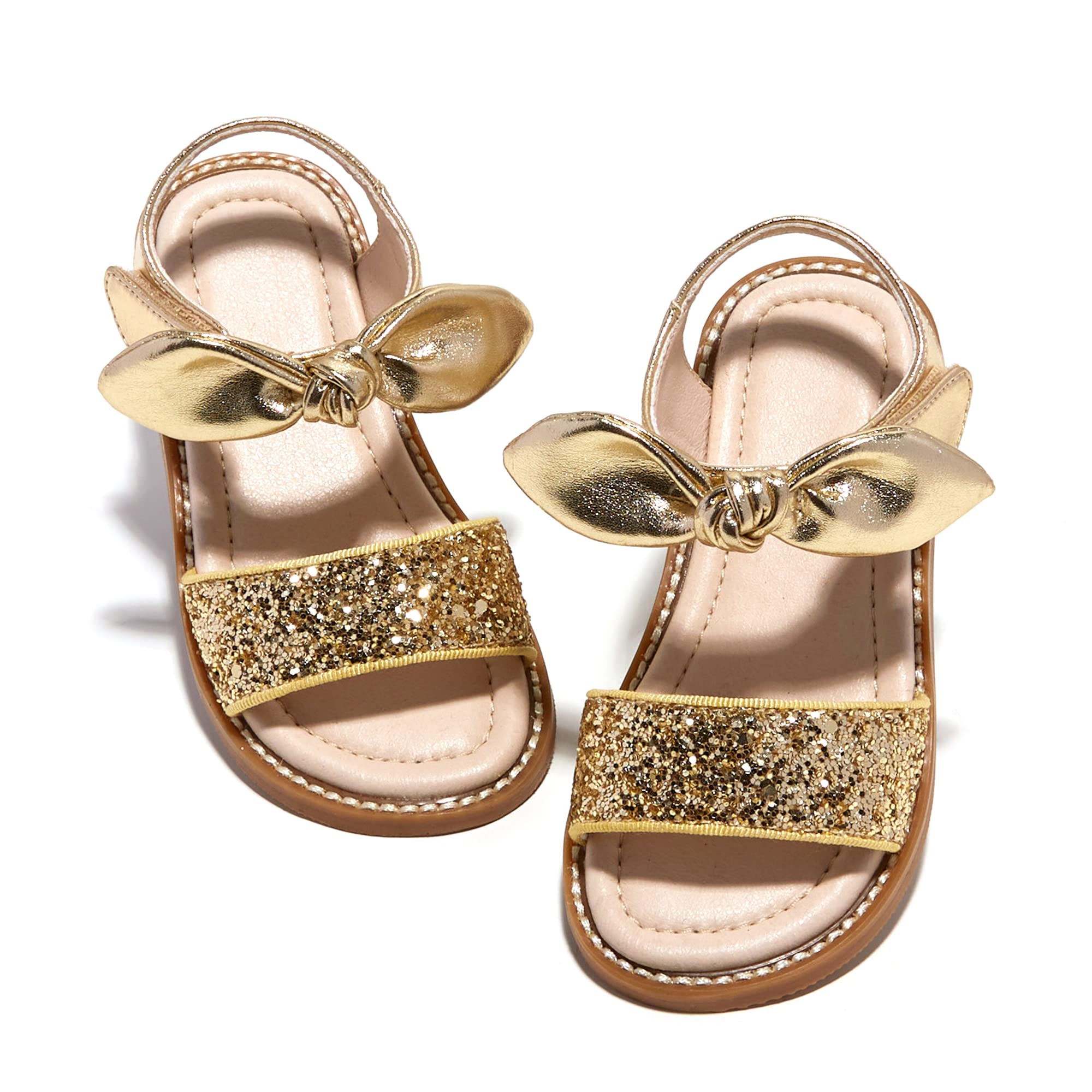 Kiderence Toddler Girls Sandals Little Girls Kids Summer Shoes Toddler Sandals