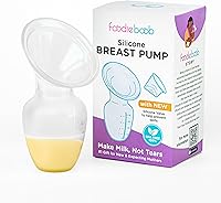 Vista 1 de Extractor de leche manual – Capacidad de 4 oz – Válvula personalizada a prueba de derrames – Bomba portátil manos libres portátil para lactancia