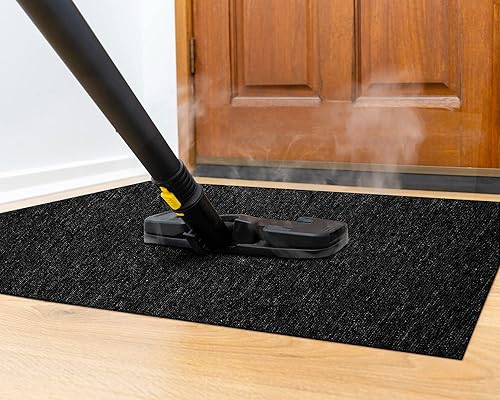 Miniatura 2 de Tapete grande semiacabado para puerta delantera antideslizante a rayas de bienvenida de 16 x 79 pulgadas impermeable para zapatos entrada para baño