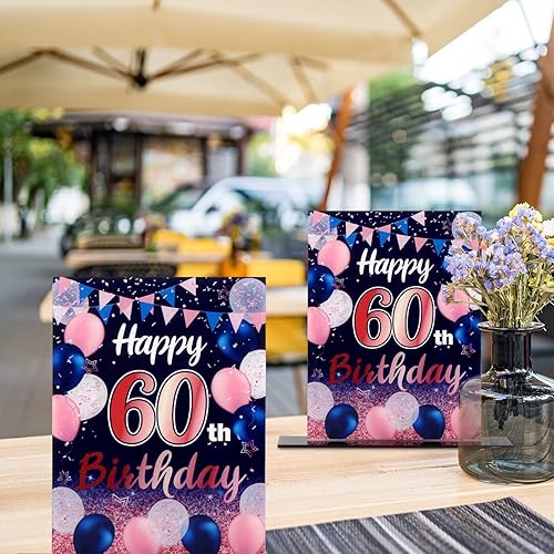 Miniatura 285 de LINGTEER Happy 11th Birthday Decorations, 2Pcs Black&Gold Stand Print Acrylic Table Centerpieces Backdrop Board- Cheers to 11 Years Old Fun Birthday