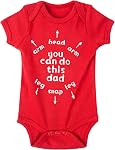 Cnins Funny Baby Bodysuit & Daddy Matching Cotton Onesie for Wild One 1st Birthday, Unisex Newborn Infant Clothes 0-24M