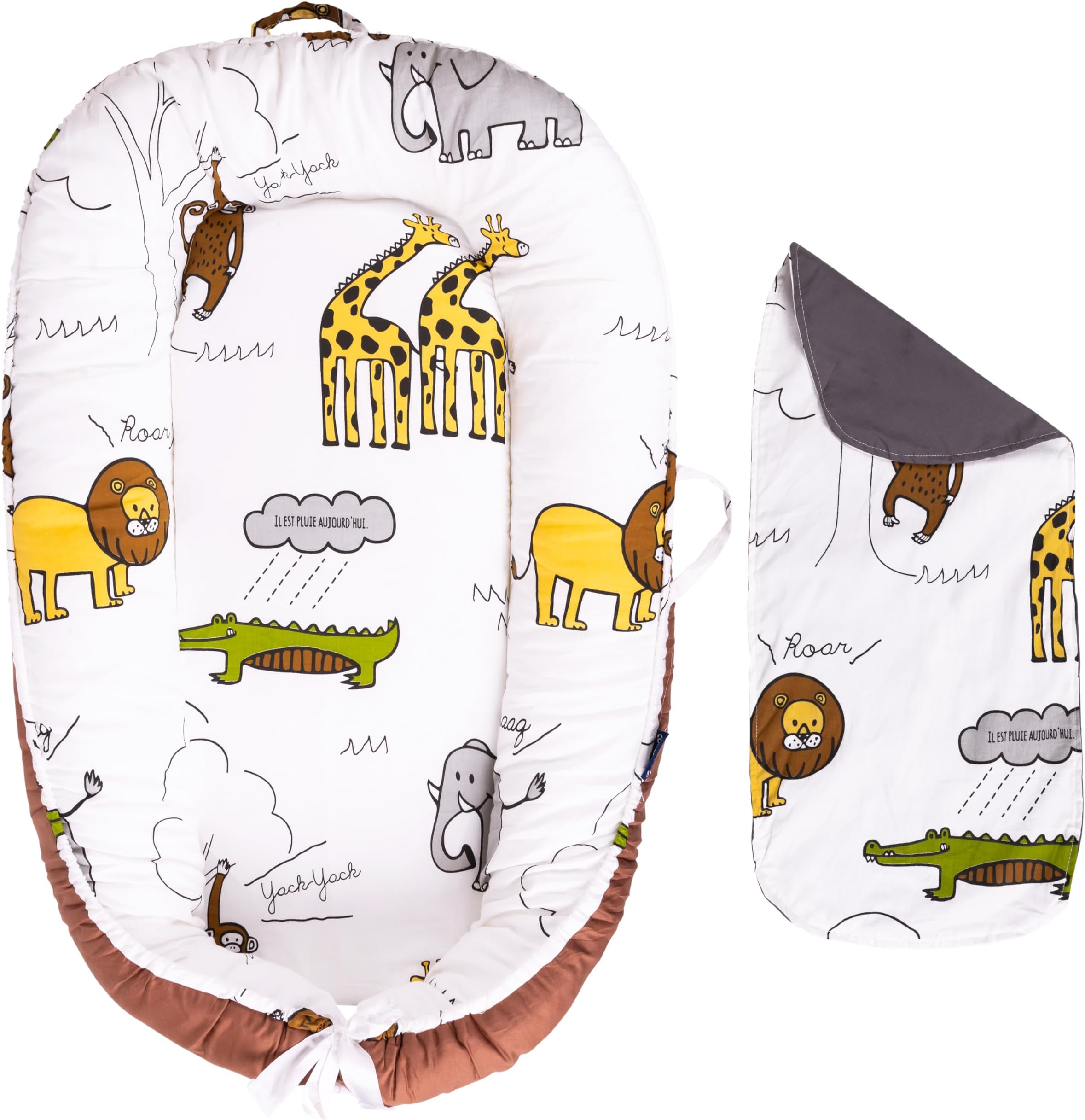 Baby Lounger 024 Months Infant & Newborn Lounger with 2