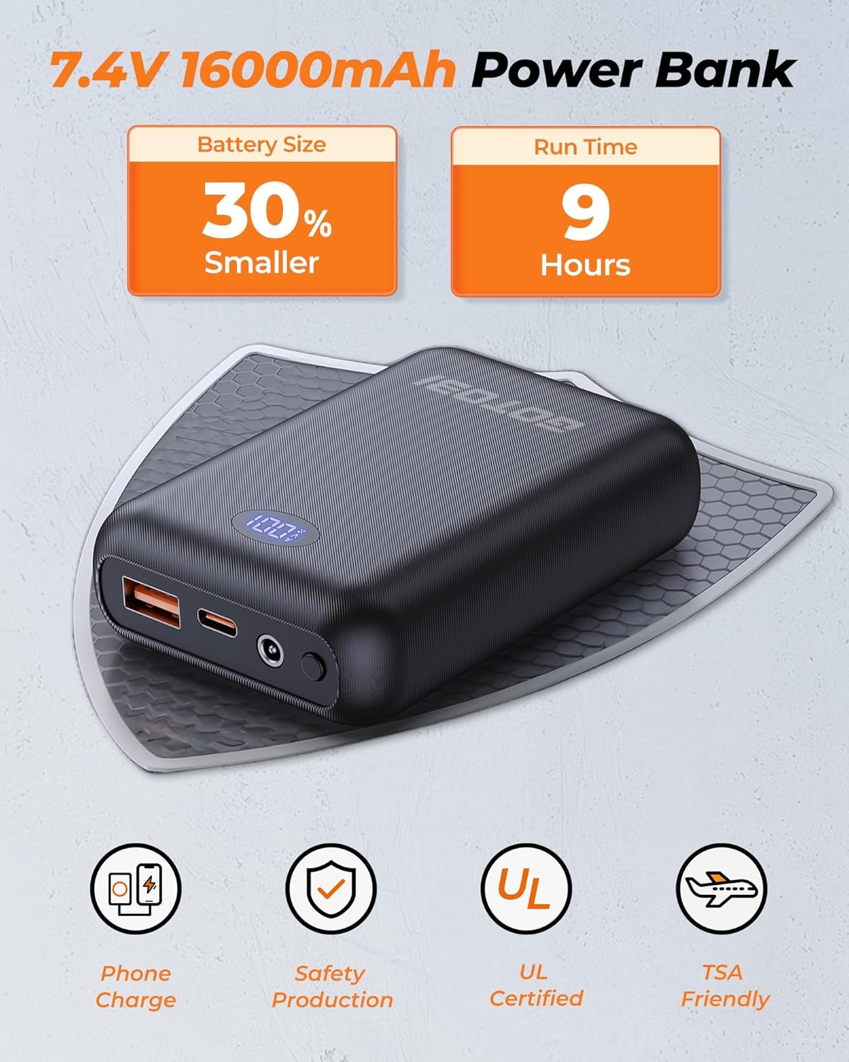 Women's Heated Vest with 16000mAh 7.4V Battery, Ergonomics Heating System, Smart Temp Control, Heated Vest for Women - Image 5