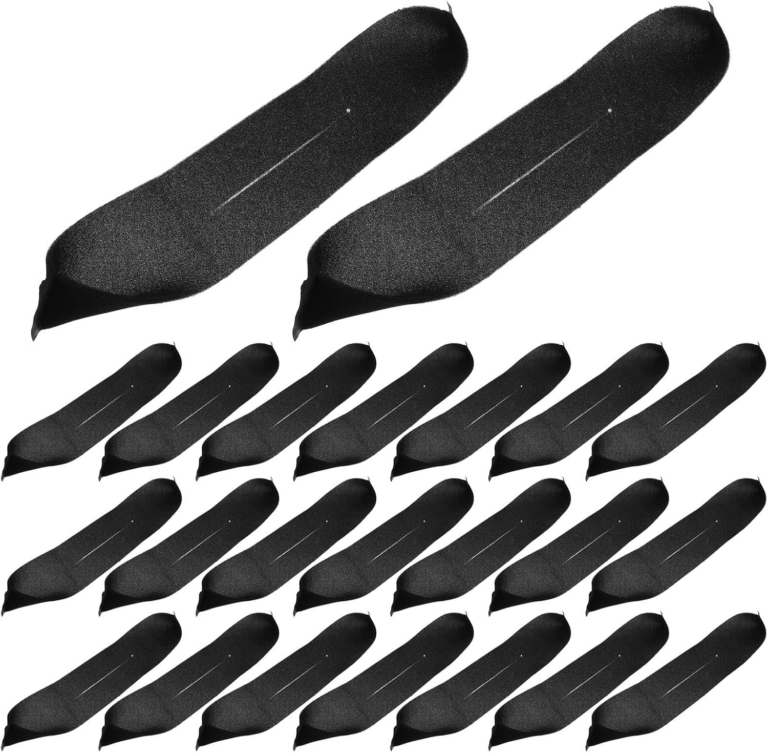 20pcs Black Sponge Hanger Protector for Clothes Rack and Hangers