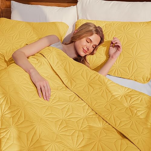 Miniatura 4 de Whale Flotilla - Juego de edredón de microfibra, ligero y acolchonado