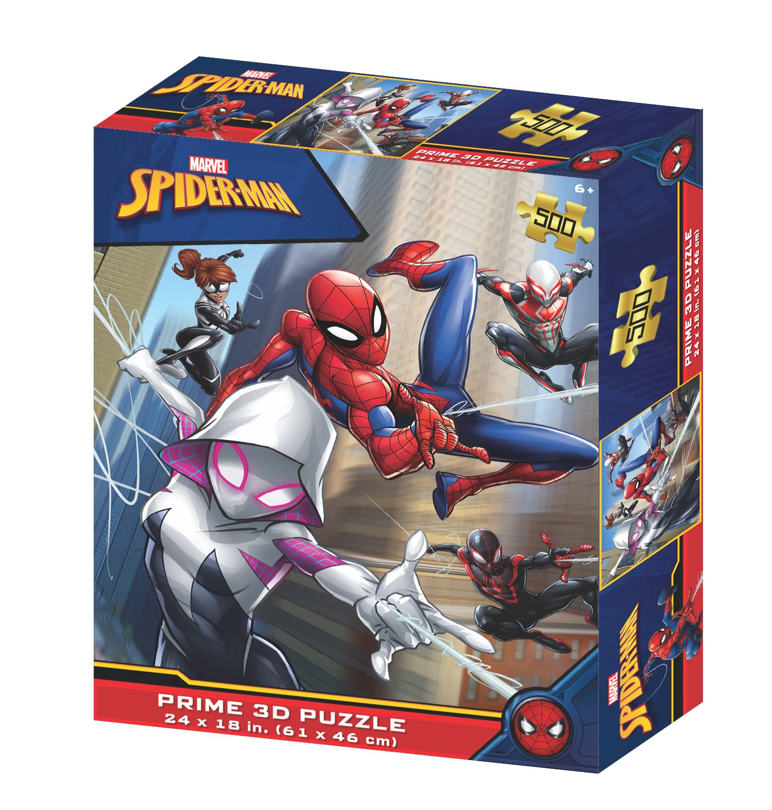 Prime 3D MA32551 Spiderman 3D Puzzle, Multicolored