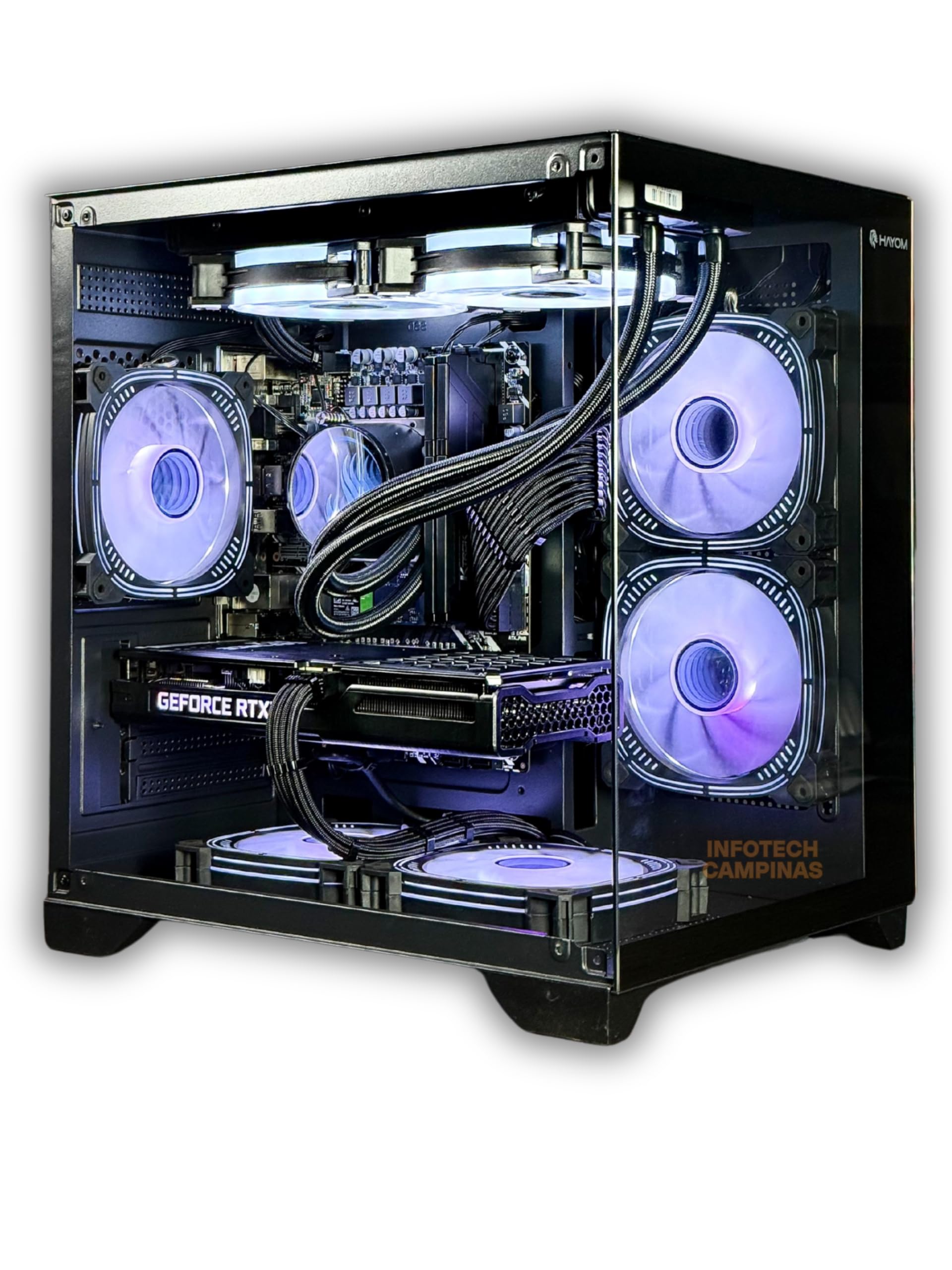 PC Gamer Ryzen 5 5500 RTX 4060 8GB 32GB RAM SSD 1TB Water