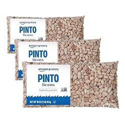 Amazon Fresh Pinto Beans, 16 Oz | Whole | Pack of 3