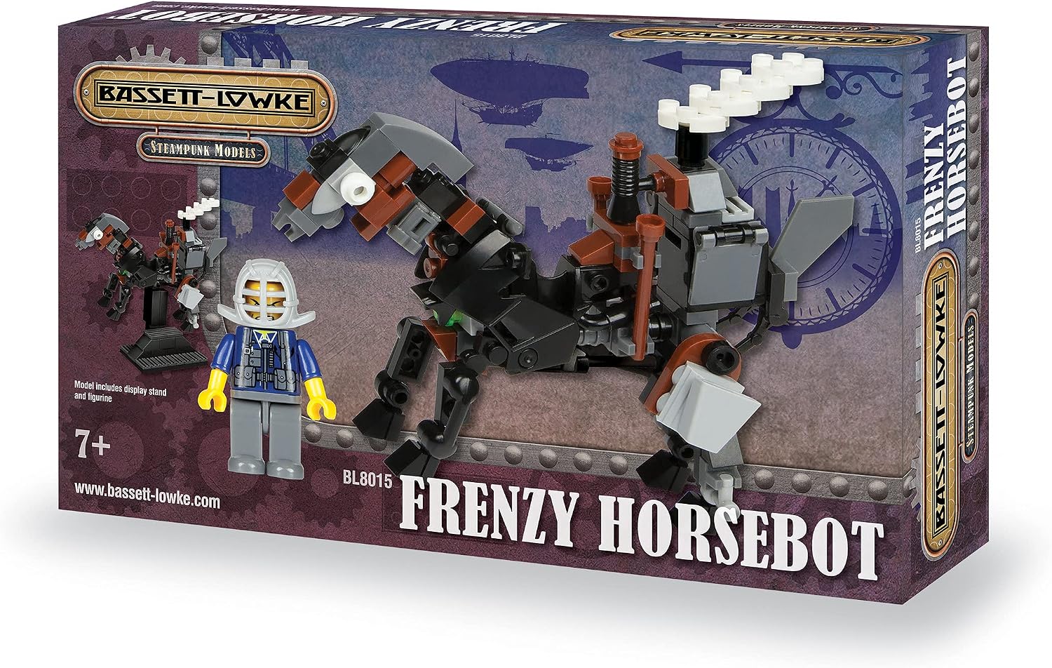 Bassett-Lowke BL8015 Steam Punk Frenzy Horsebot construction bricks toy, Multicolor