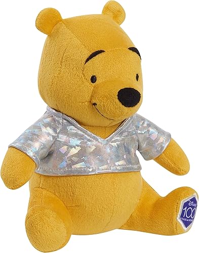 Miniatura 2 de Just Play Disney100 Years of Wonder Winnie-the-Pooh - Oso de peluche pequeño, con licencia oficial para niños de 2 años en adelante