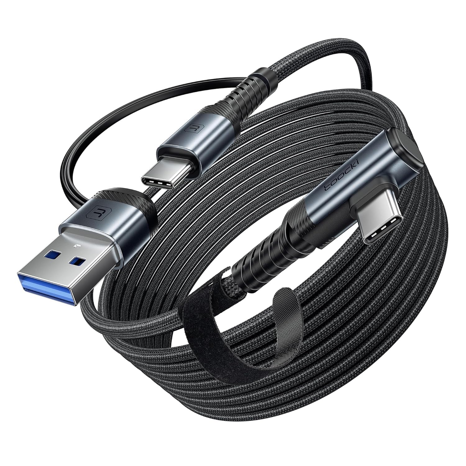 INICIO USB C VR Link Cable 5m/16ft, Dual USB 3.1 Type C + USB A