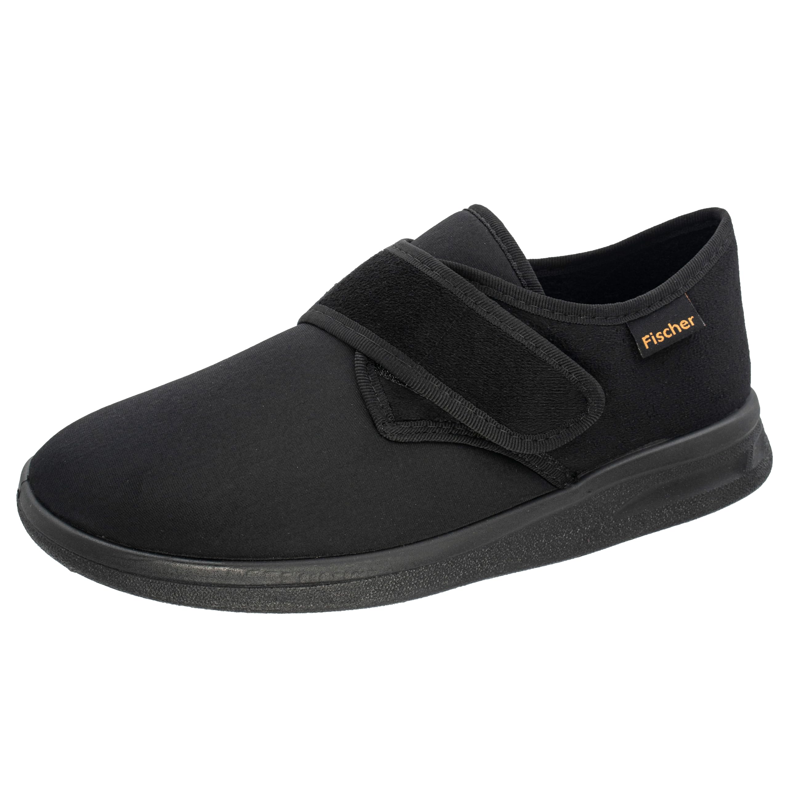 Fischer Ortho Unisex Flat Slippers, Black (Black 222), N13948, 39 EU