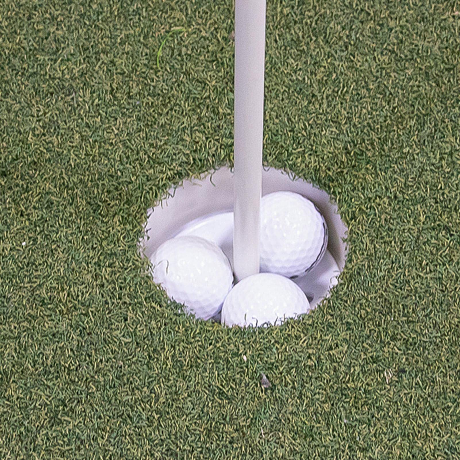 Raxove Golfflaggenstab, Übungsflaggen für den Hof, Golf-Pin-Flaggen-Set für Driving Range Hinterhof, tragbares 2-teiliges Design