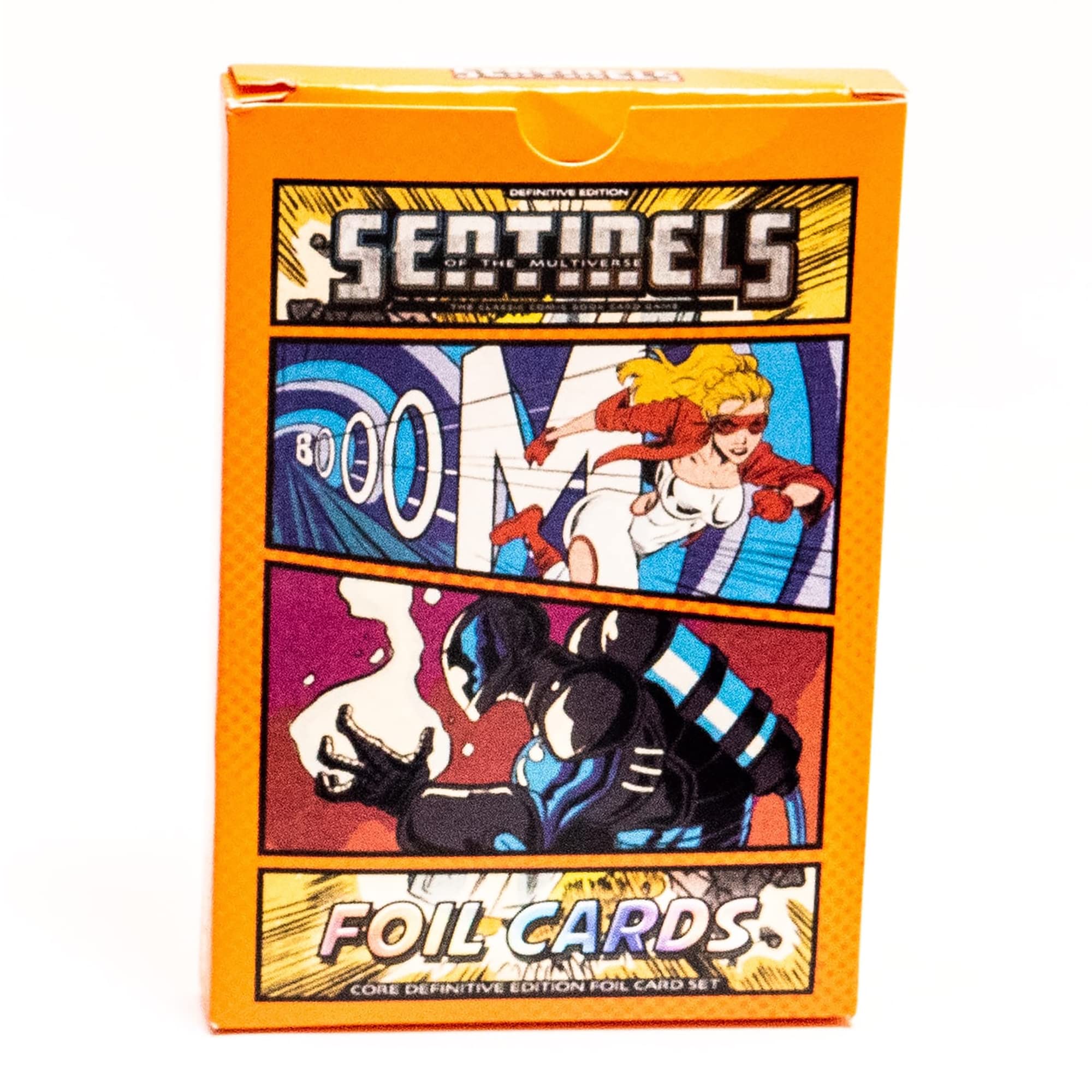 Greater Than Games Sentinels of The Multiverse: Definitive Edition - Foil Pack 1-42 Double Sided Character Cards, RPG Accessory