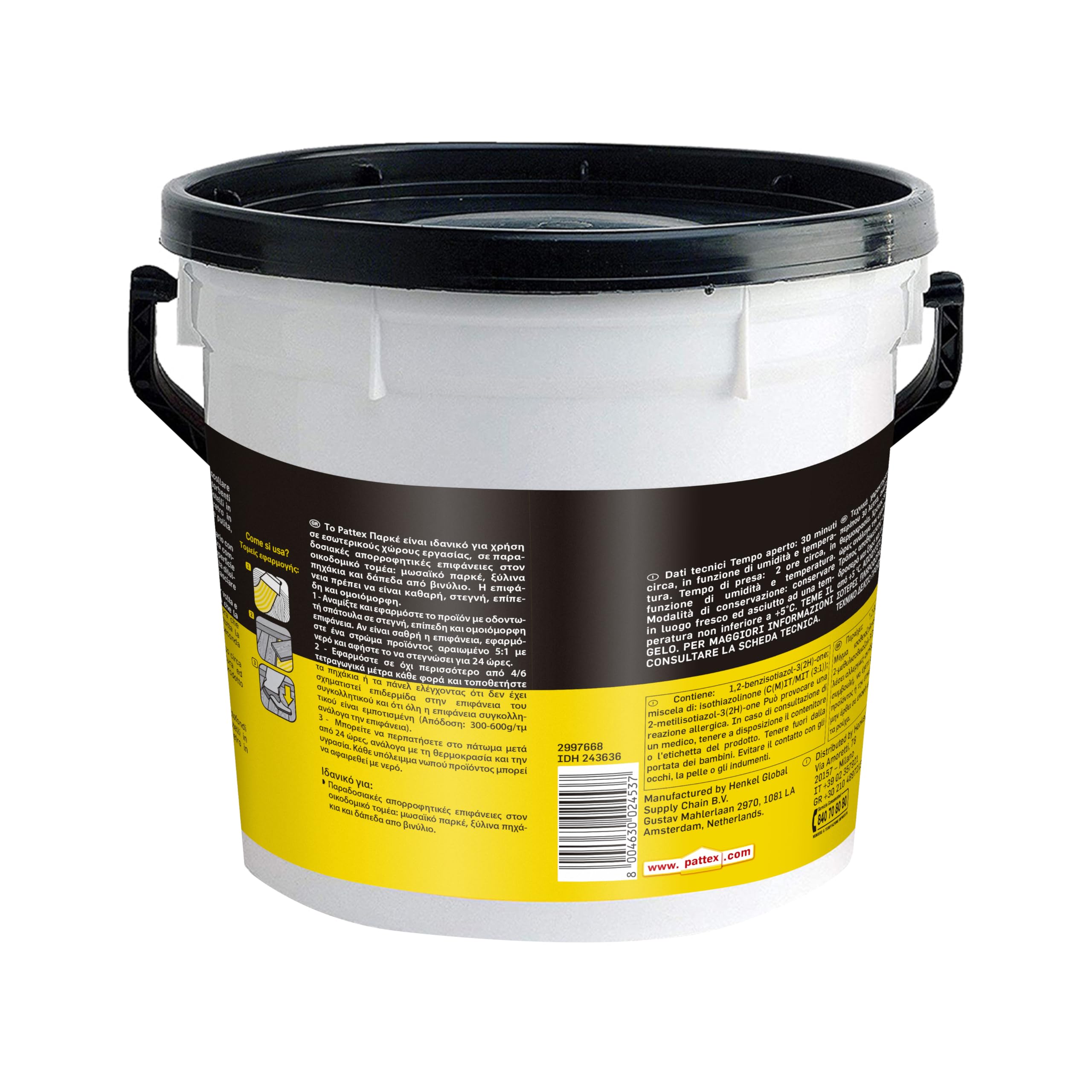 Pattex 11181 Parquet Blanc 5 kg