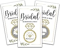 Vista 7 de Tarjetas de juego para raspar para despedida de soltera, boletos de lotería nupcial de hierba de las Pampas, ideas de juegos de despedida de soltera