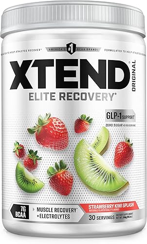 Vista 17 de XTEND Original Polvo de BCAA sabor Airheads Candy con 7 gramos de BCAA y 2.5 gramos de L-Glutamina, para bebida de recuperación muscular sin azúcar