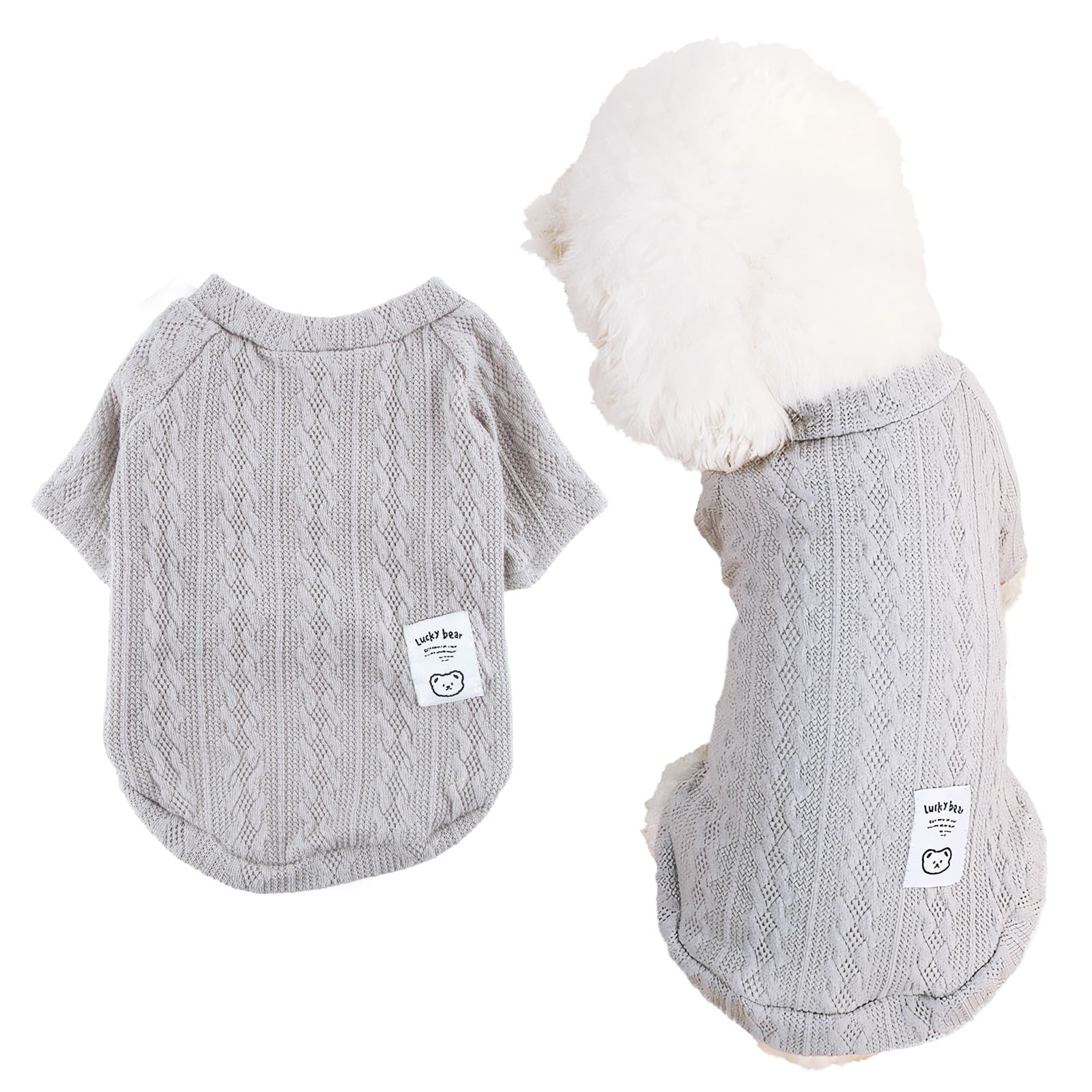 Jersey Perro Pequeño, ACTOYS Ropa Perro Pequeño, Sudadera Perro, Ropa para Gatos, Jersey de Punto para Cachorro, para Perros y Gatos Medianos Pequeños