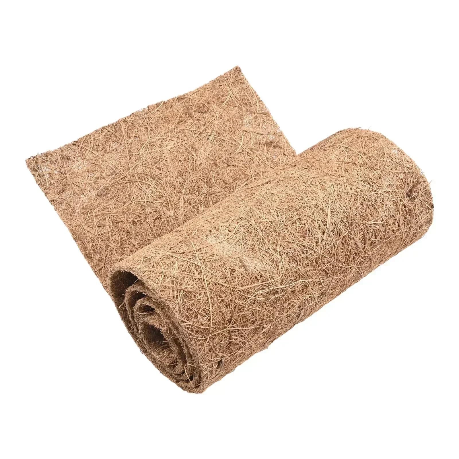 Rollo de Fibra Vegetal 100 cm for Alfombra Reptiles, lámina Palma Coco, cortable, for Suelo o Puerta(20 x 100cm)