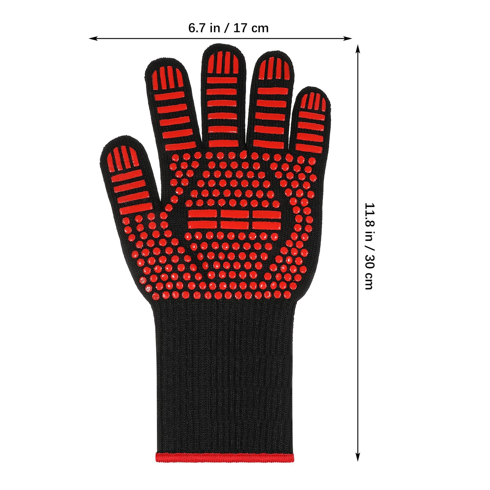 Guantes Aislamiento Térmico para Cocinar Asar y Hornear Guantes de Cocina Resistentes al Calor para Barbacoa y Uso el Horno