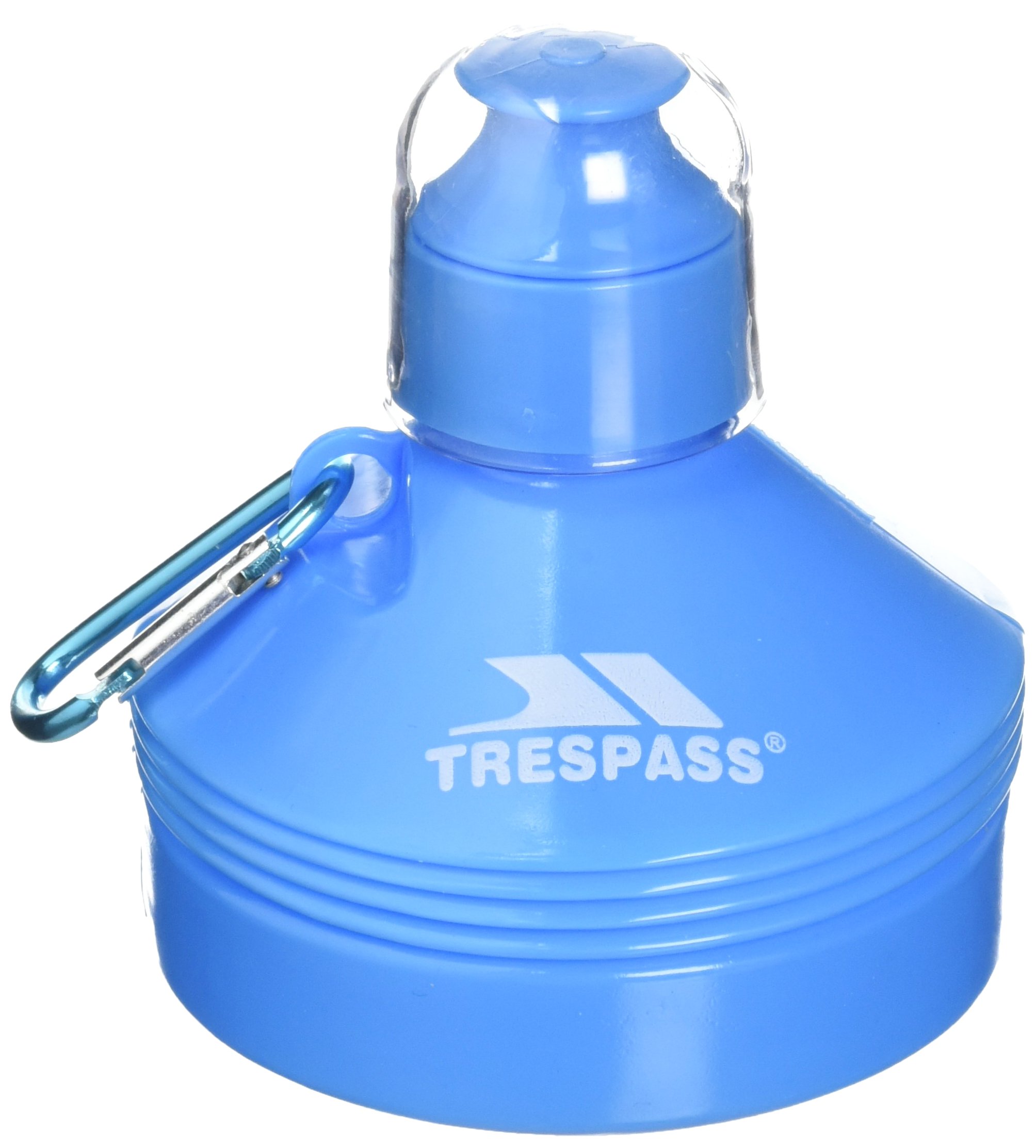 Trespass Squeezi, Blue, ONE SIZE, Collapsable Water Bottle 500ml, One Size, Blue