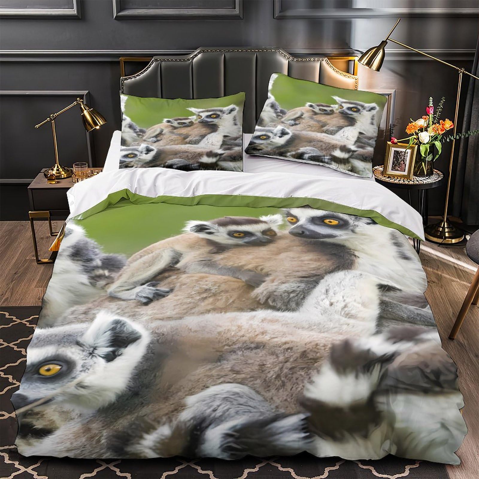 Housse de couette hippopotame ultra douce contre la transpiration 260x220
