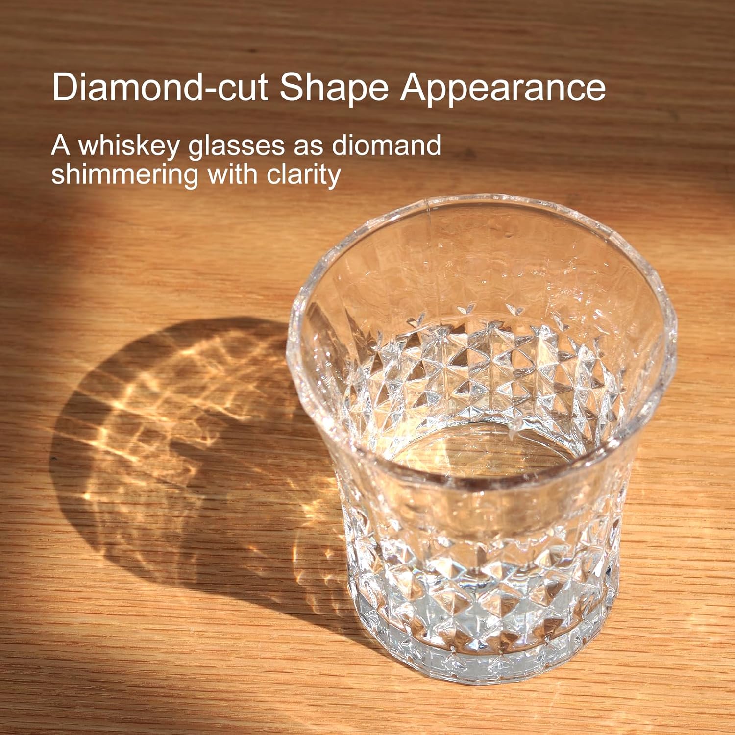 Whiskey Glass Set of 2 Cocktail Glass Cup with Luxury Box, 8.5 OZ Crystal Old Fashion Glasses Scotch Rum Cognac Vodka Liquor, Glass Drinking Set Gift for Men (2 Glass Cup & 2 Metal Picks) - Image 5