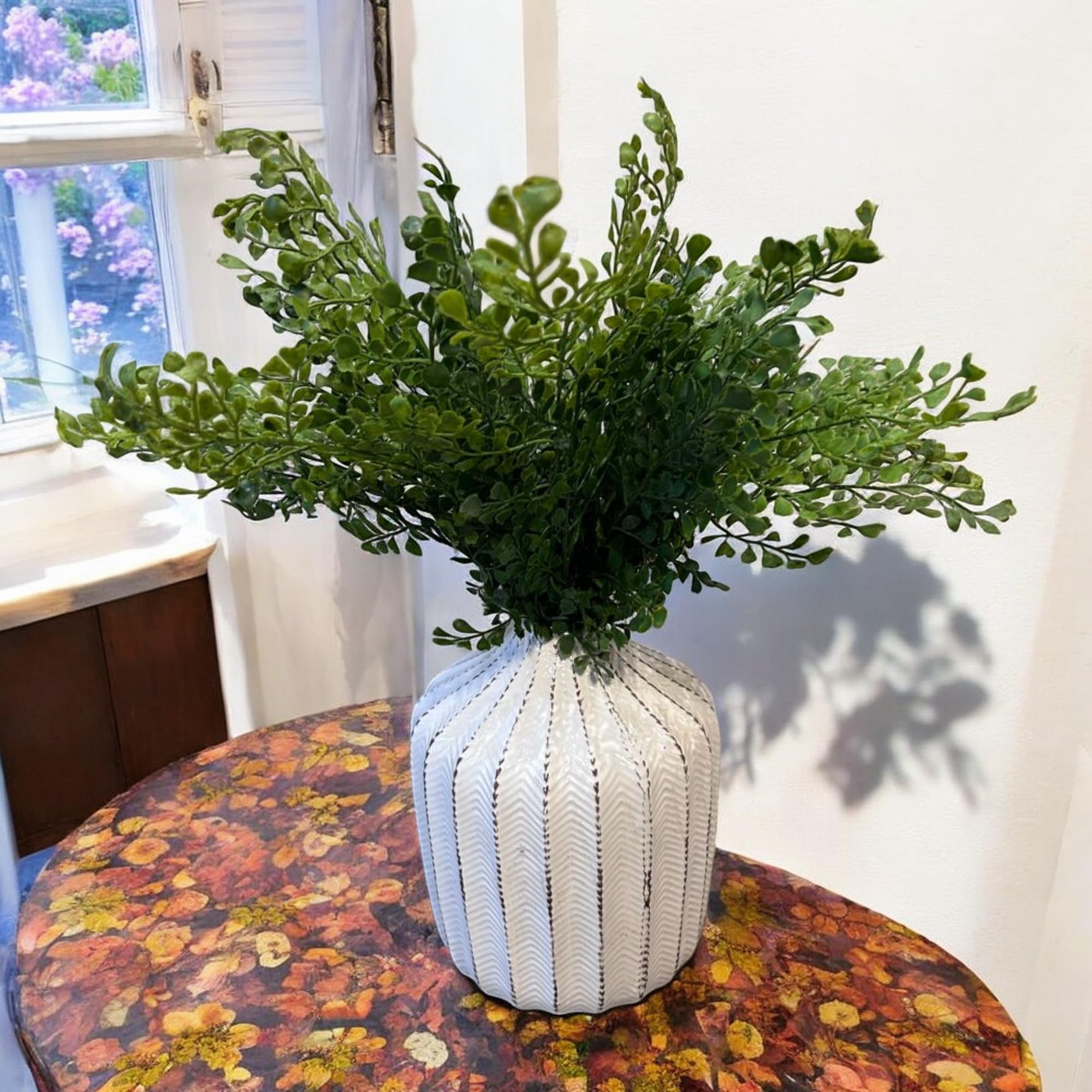 Garden Art Attractive Real Touch Artificial Ferns Plants Stick 46CM Tall for Indoor Home Porch Patio,Party,Office Decoration (GAAFFE-1-46) (B0DF7XXLJ8) Amazon Price History, Amazon Price Tracker