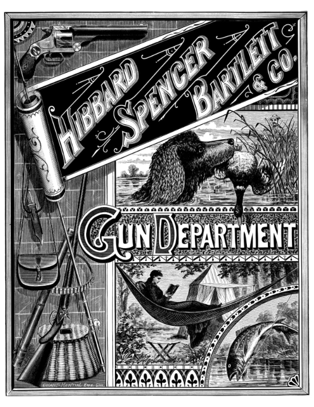 Hibbard Spencer Bartlett & Co Gun Department: 1884 Sporting Goods Catalog Featuring Colt, Winchester, Smith and Wesson, Fishing, Hunting, Trapshooting and More
