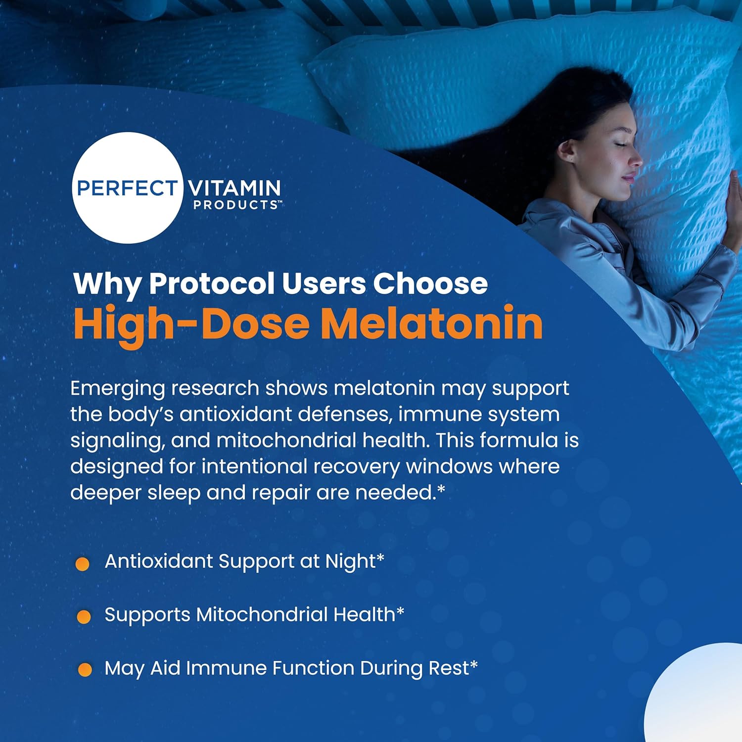 60mg Extra Strength Melatonin MAX - High Dosage Melatonin, Vegan, Non-GMO, Gluten-Free (1-Pack)