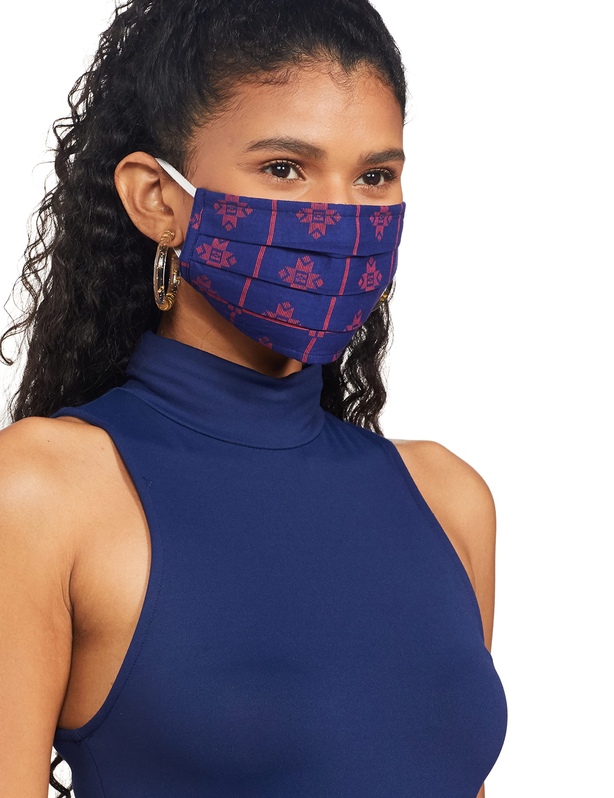 Amazon Brand - Tavasya Womens Cotton Face Mask (AURMSK-TAV01_Multi-A_Free) (B08L5CWGPL) Amazon Price History, Amazon Price Tracker