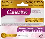 Crème antifongique externe Canesten® Extra Force pour infection à levures, soulagement rapide des démangeaisons et des brûlures, 15 g