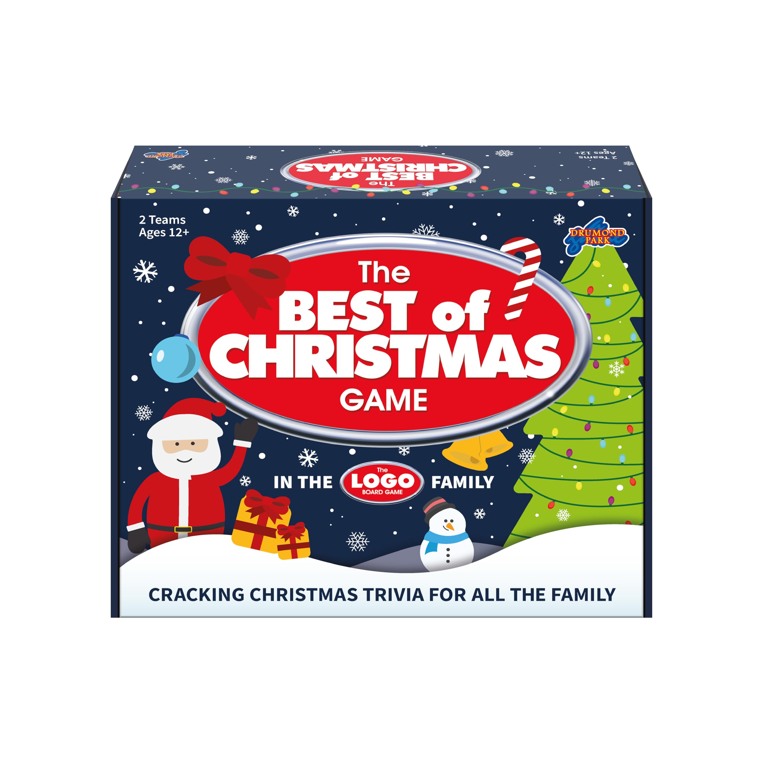 Best of Christmas 2026 Trivia Game, Festive Family Board Game with Christmas Tree Decorating Challenge, Holiday Quiz Party Game for Adults Kids and Groups, Stocking Filler Gift Age 12+