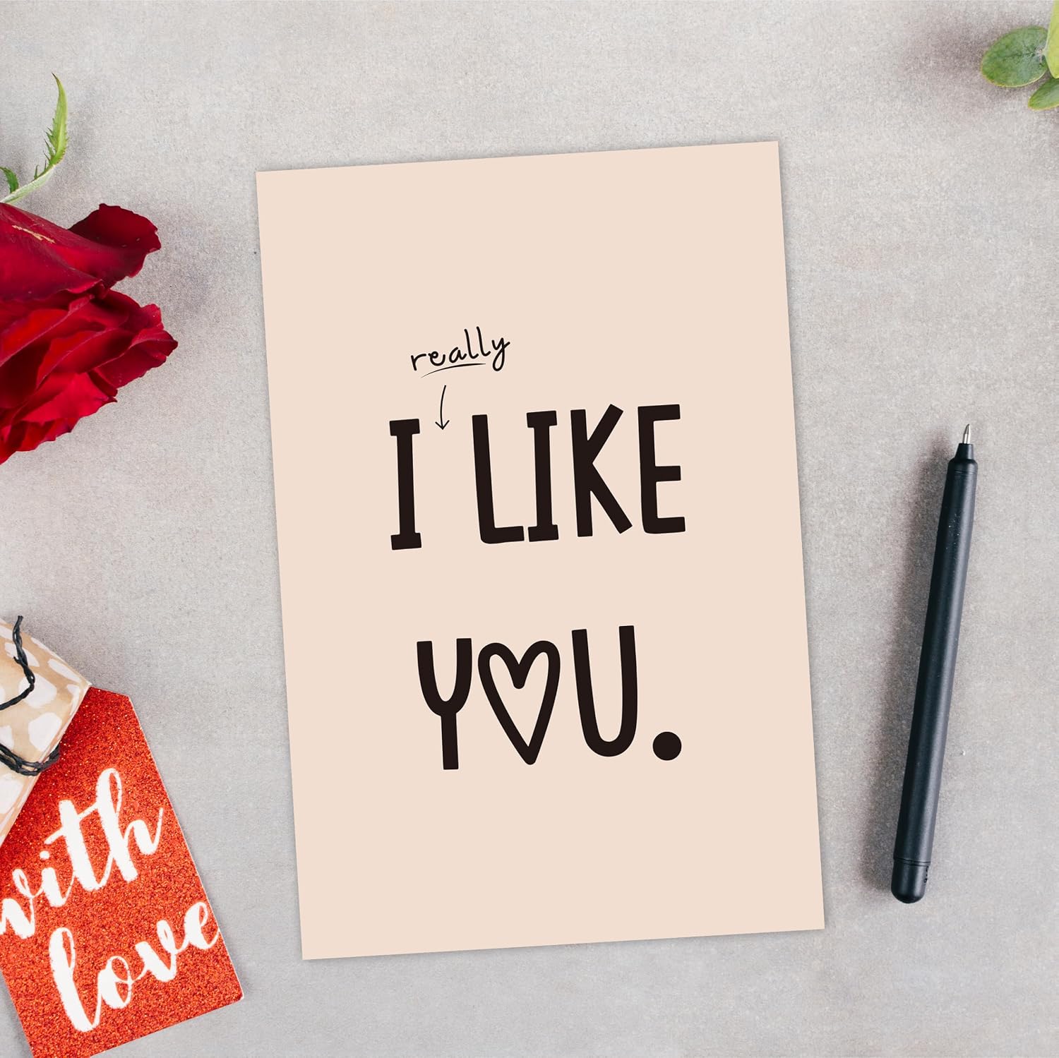 Best Valentine's Day Card - Funny Pink Gift for Boyfriend Review