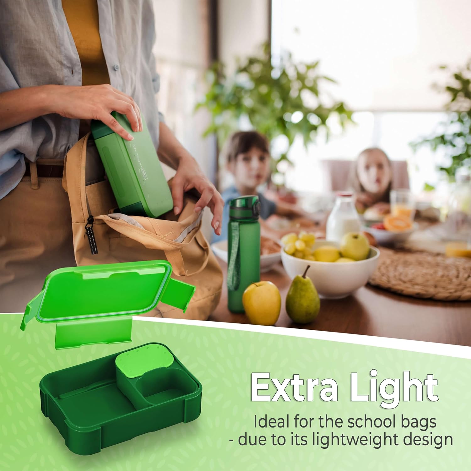 My Vesperbox Lite – Mini Lite - Kids Bento Lunch Box – Extra Durable Lunchbox for Toddlers and School – Leakproof, Child-Friendly, Ideal for Daycare, Preschool & Elementary School - Image 4