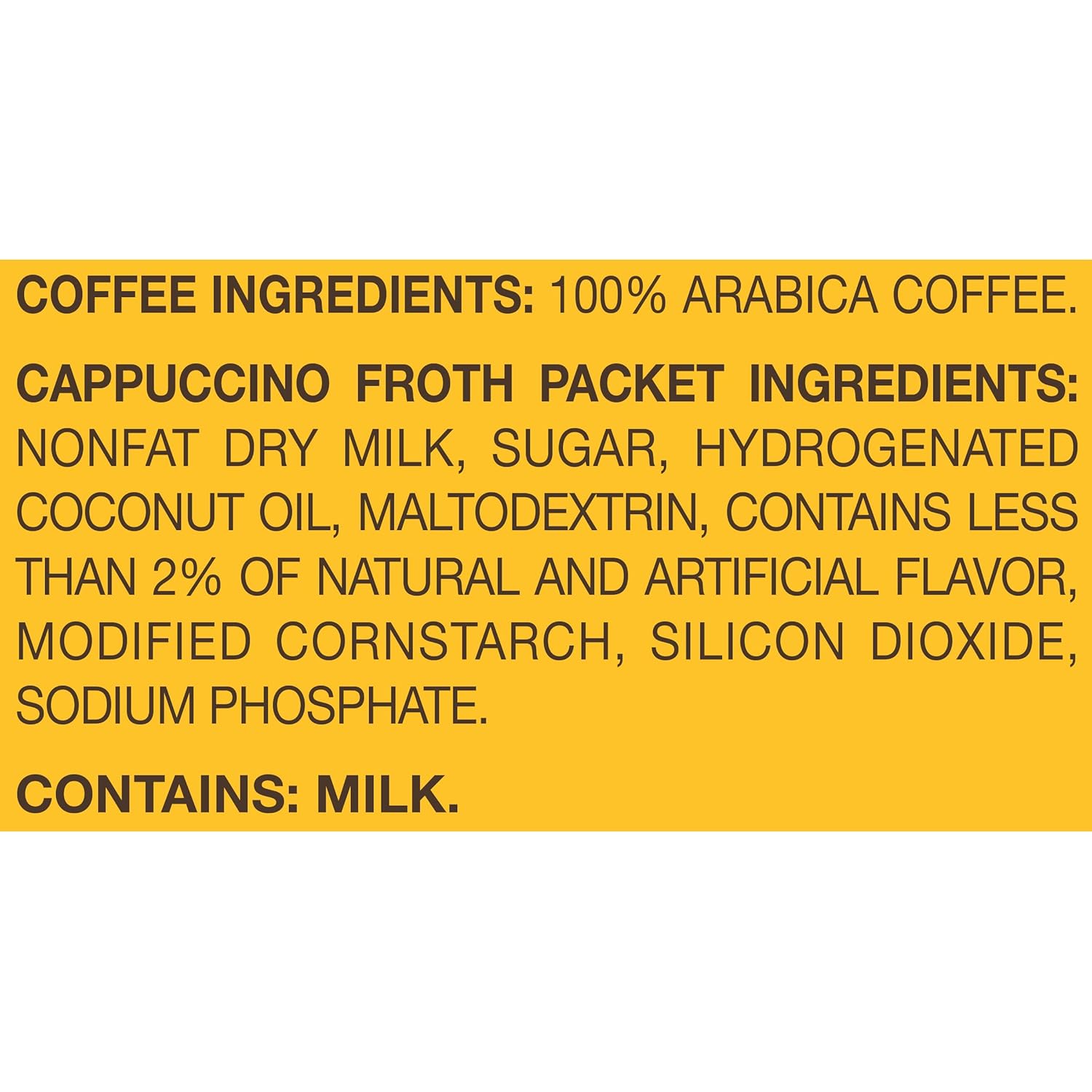 Gevalia Cappuccino Espresso K-Cup Coffee Pods (9 Pods and Froth Packets)